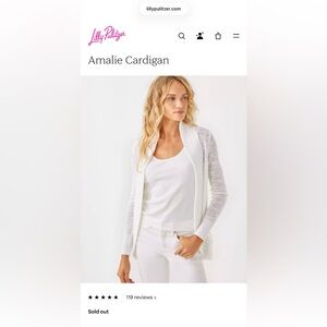 Lilly Pulitzer Amalie Open-Front Cardigan